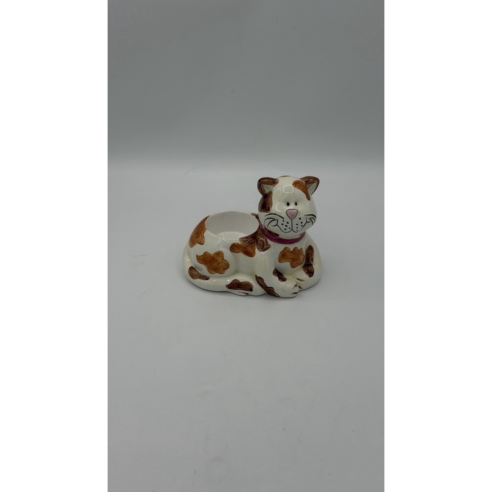 Waxcessories Cat Tales Calico Kitty Tealight Candle Holder